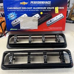 Chevy 350 Small Block Valve Covers Cutout For Valve Adjustments
