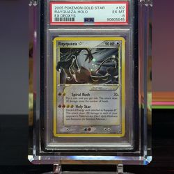Rayquaza Gold Star PSA 6