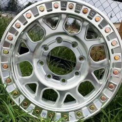 Kmc Mesa 444 Forged Beadlocks 17x9 8x170  + 0 Offset For Ford F250 Machine Finish 🔥🔥🔥🔥🔥🔥 