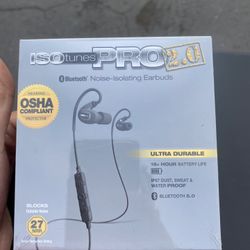 New- ISOtunes PRO 2.0 Bluetooth Earplug Headphones,