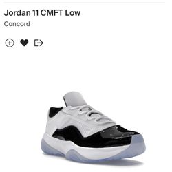 Jordan 11 CMFT Lows Men’s Size 10 NEW
