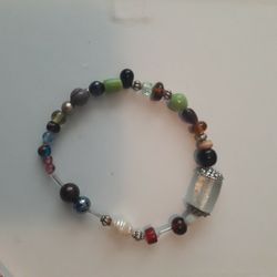 Handmade Beaded Stretch Bracelet 