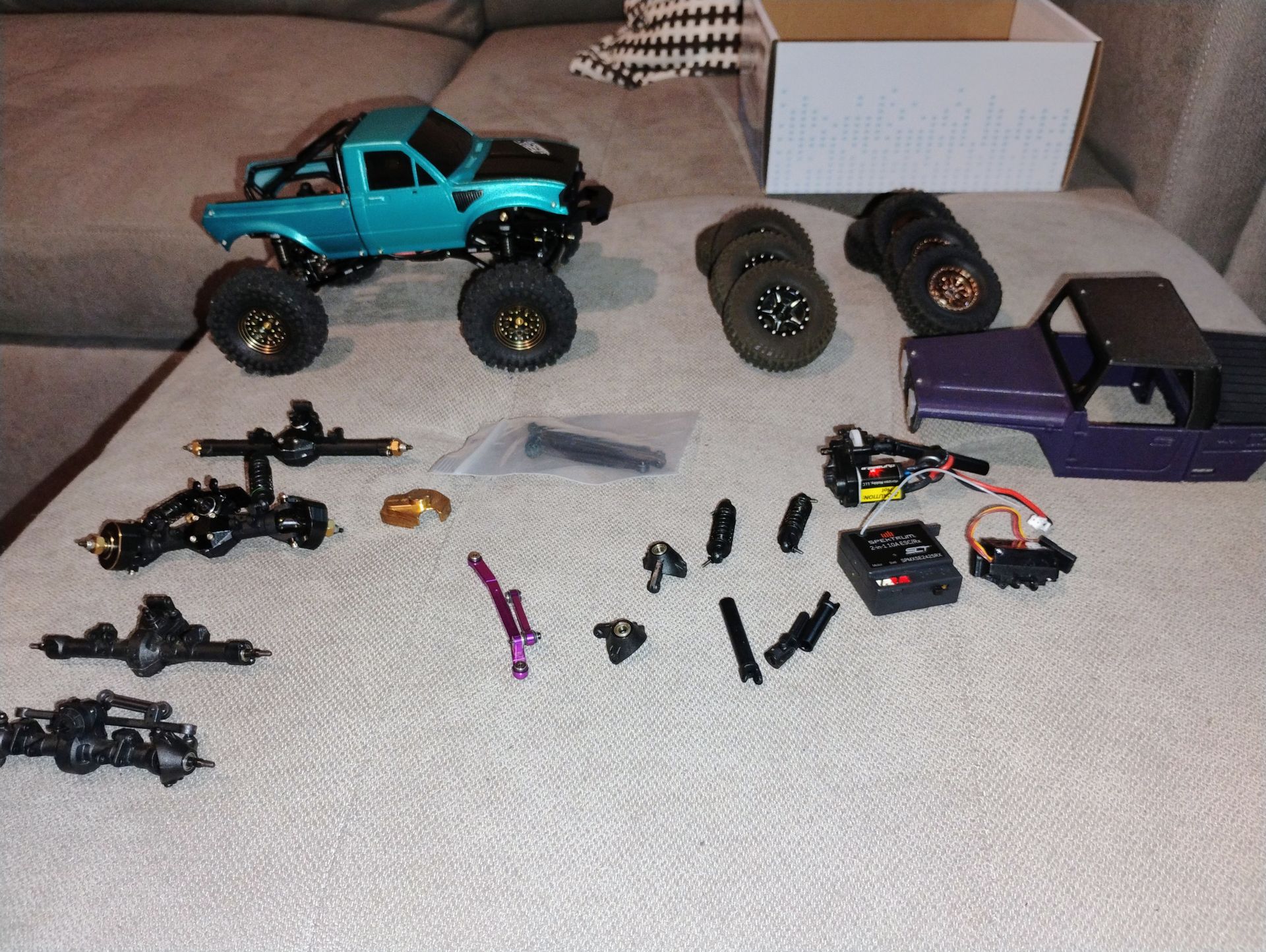 Scx24 RC car crawler everything upgraded and new
