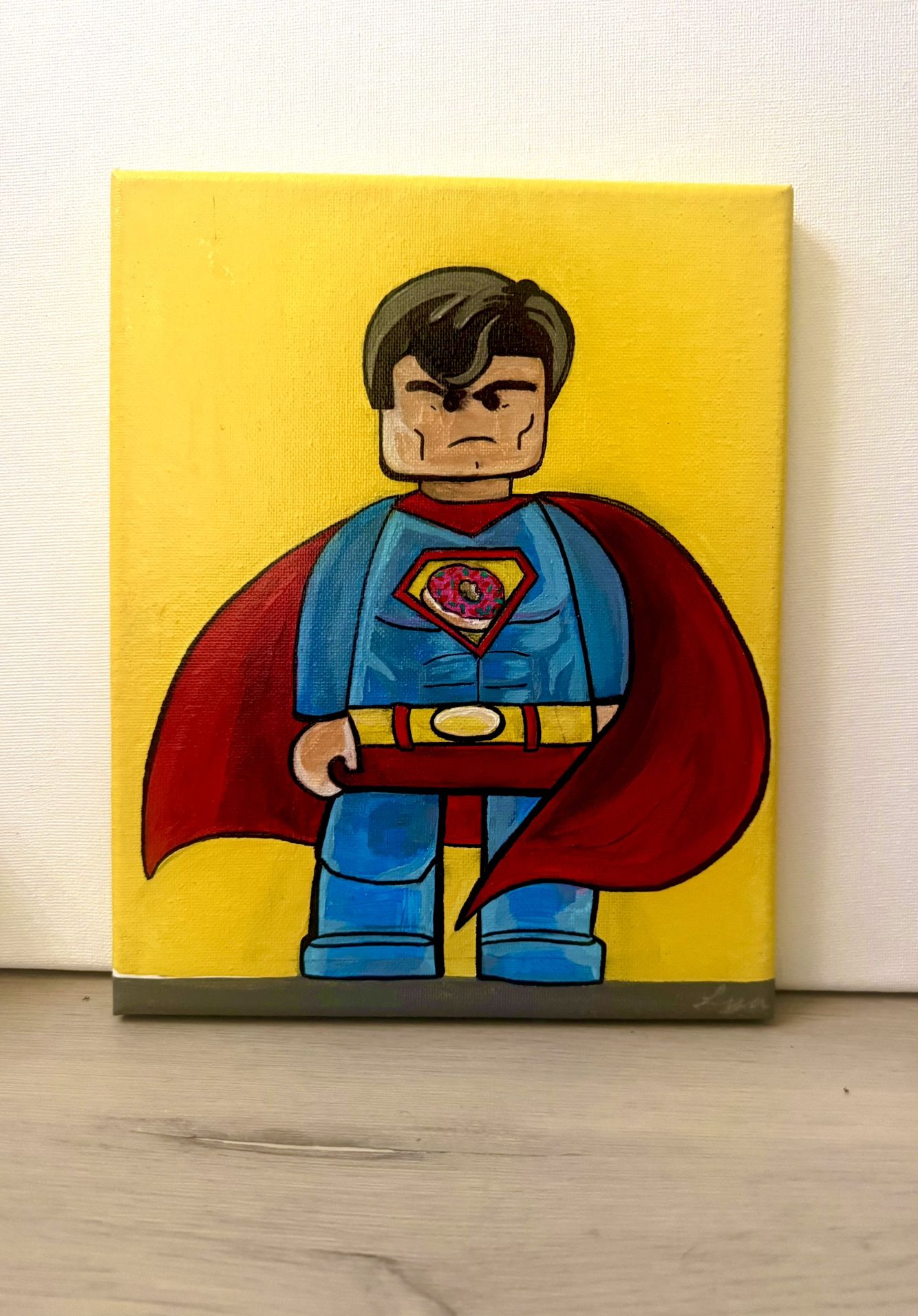 Superman painting