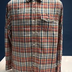 Grayers Clothiers Men’s Plaid Button Down Shirt Large Multicolor Long Sleeve  