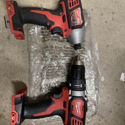 Milwaukee Drill And Impact Driver (tool Only )