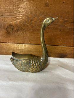 Brass  swan