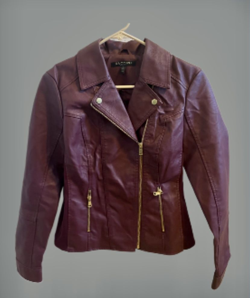 Women’s Small Baccini Faux Leather Jacket