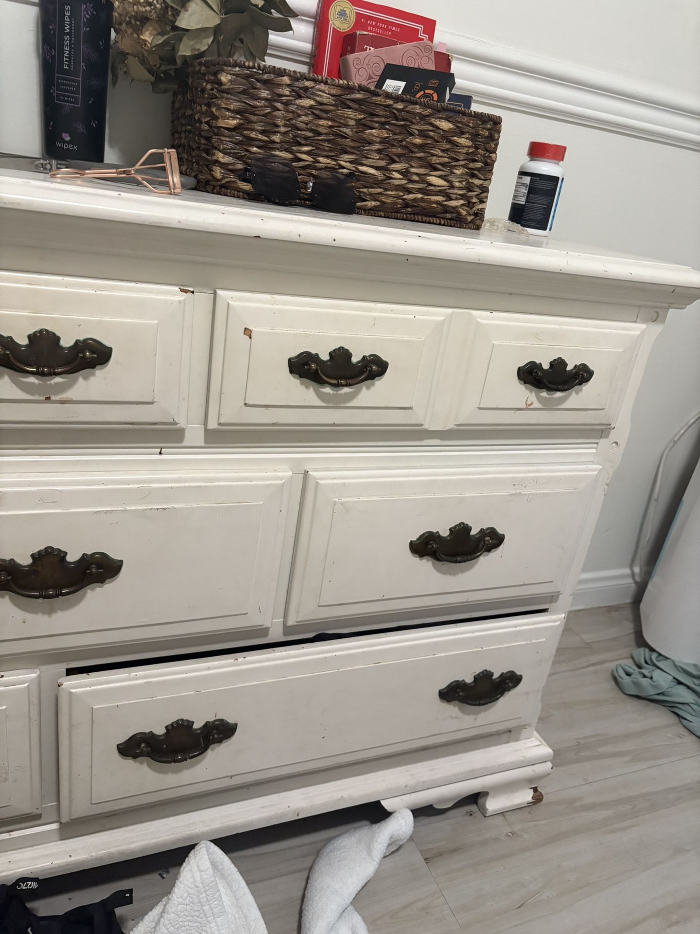 Off white Dresser - solid wood