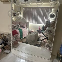 Makeup Station Mirror