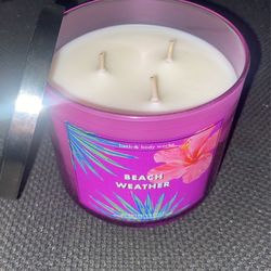 “Beach weather” Candle