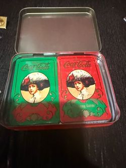 Coca-Cola Double Deck Playing Cards Tin