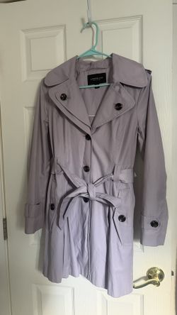 London Fog Trench Coat Woman S , Lavender 