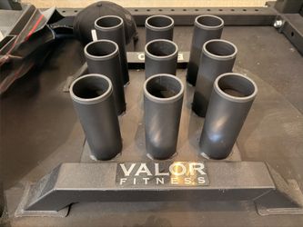 Compact barbell stand