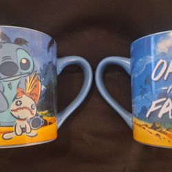 Pair of Disney Stitch Mugs