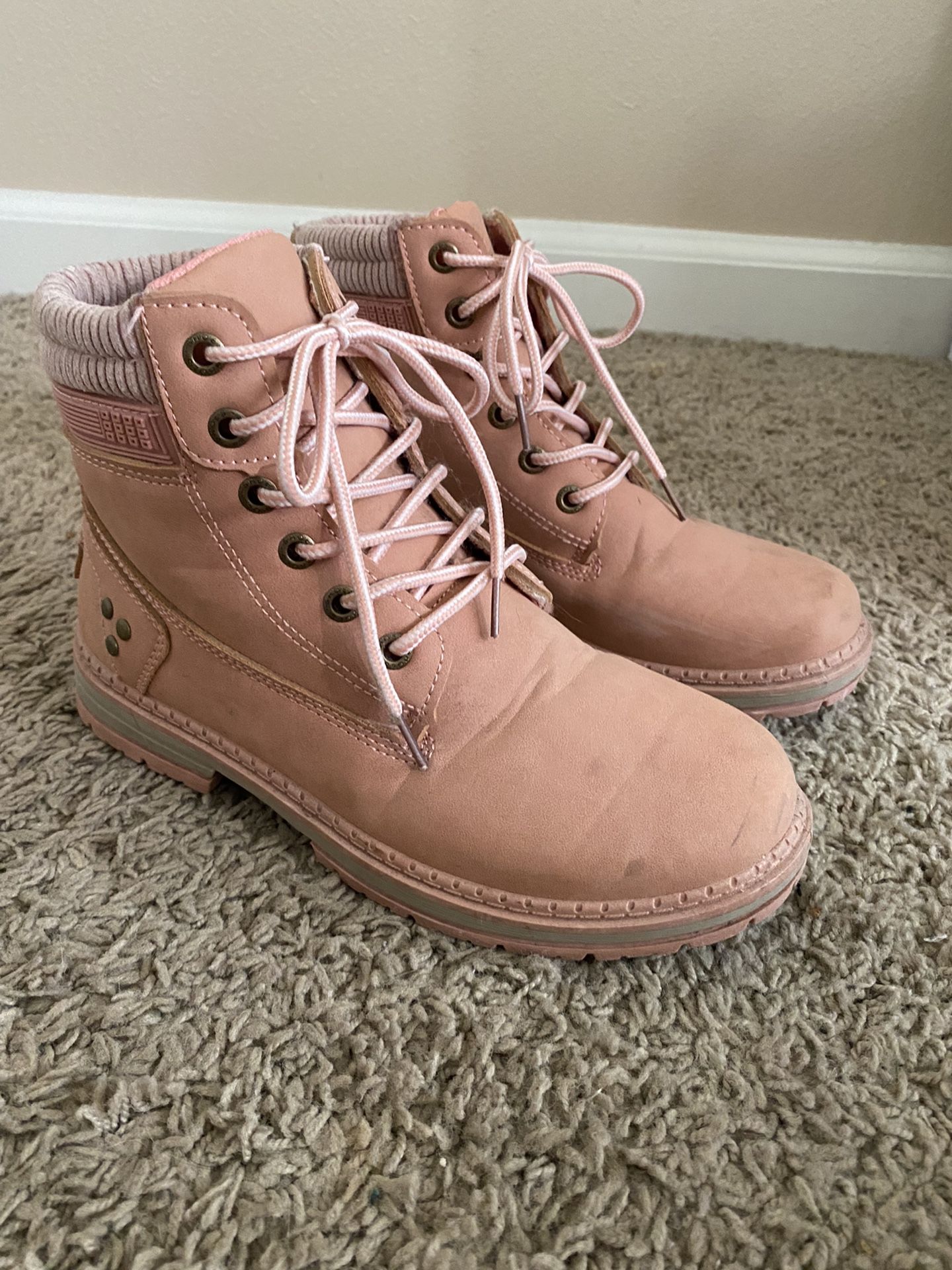Dusty Pink Boots