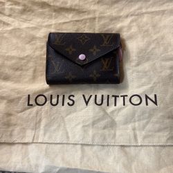 Louis Vuitton Trifold Pink Inside wallet