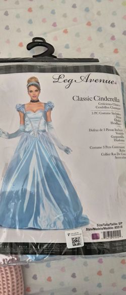 Cinderella costume size Small with matching long gloves