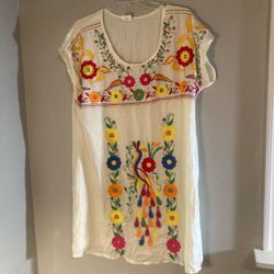 Size XL Retro 1970s Dress
