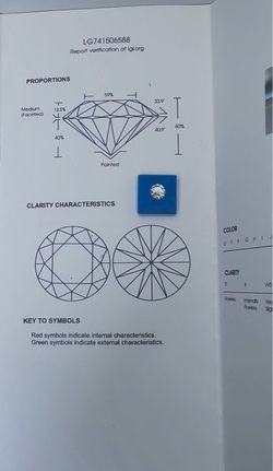 Title: 1.02 CT Round Lab-Grown Diamond | D Color, VS1 | IGI Certified