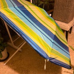 New beach umbrella