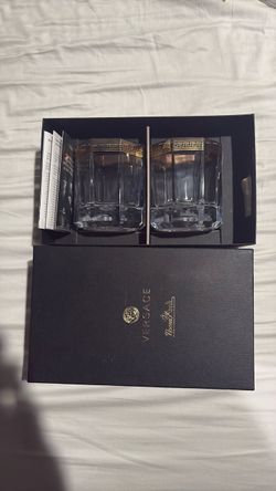 Versace Rosenthal whiskey 🥃 Glasses