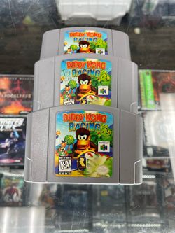 Diddy Kong Racing N64 $40-$50 Each Gamehogs 11am-7pm