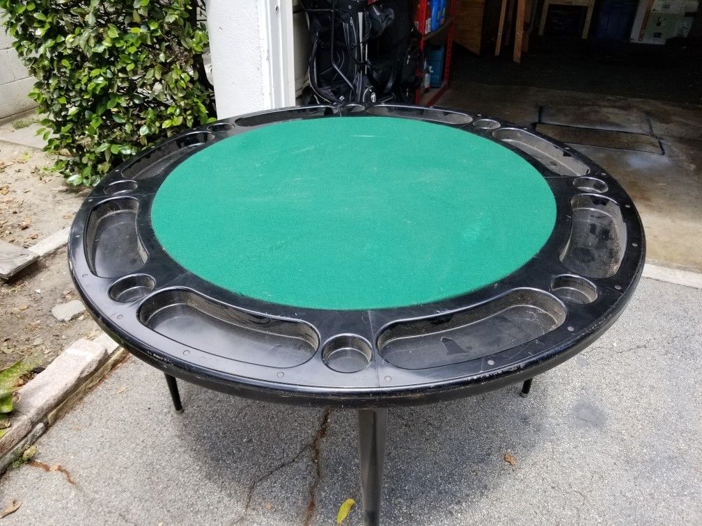 52" Round Poker Table