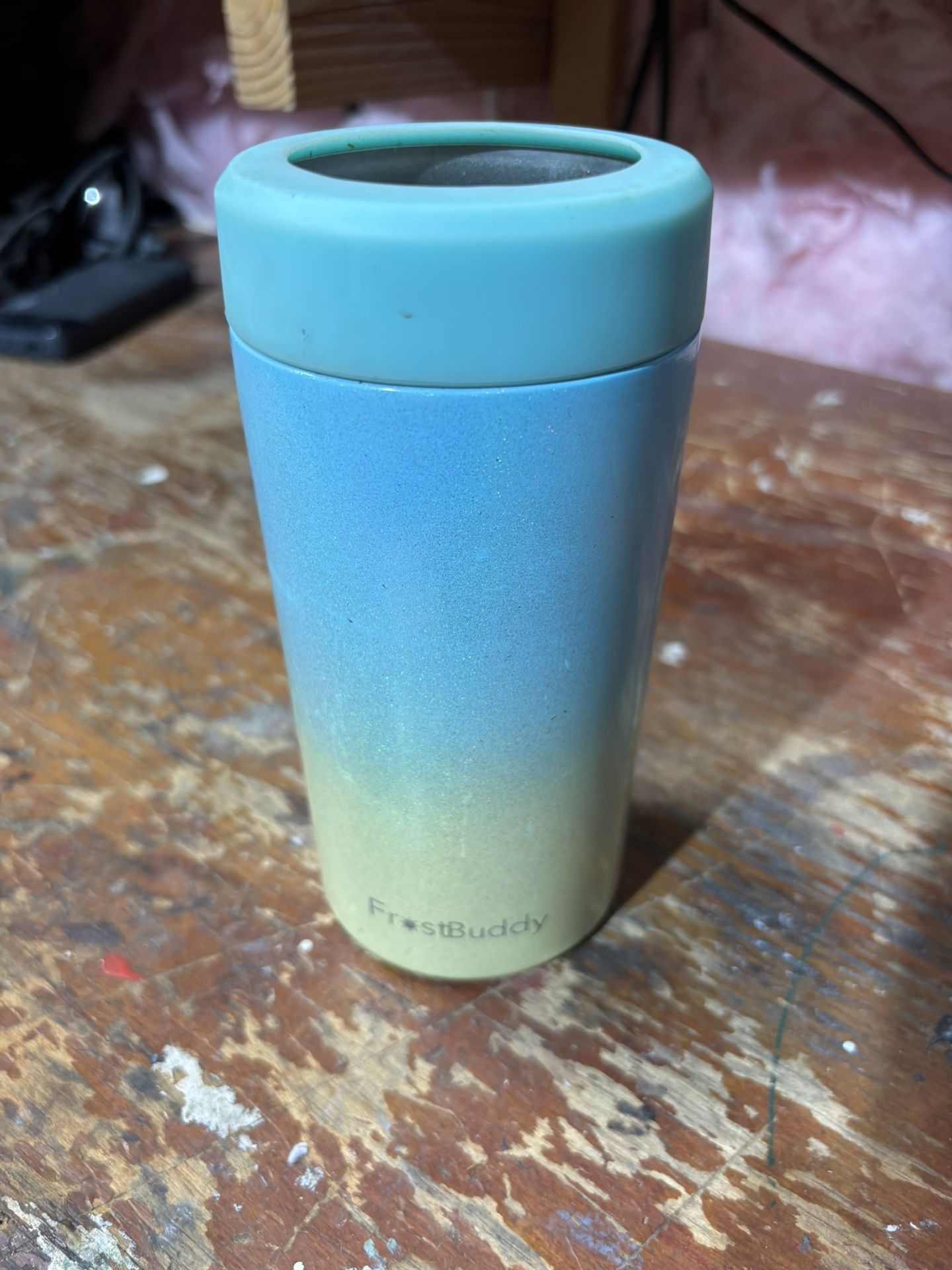 Frost Buddy Universal Can Cooler - Fits All - For Regular 12 & 16 oz or Slim-Size Bottles - Insulated Double-Walled Stainless Steel
