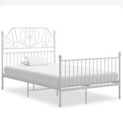 White Bed Frame 