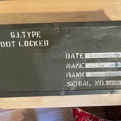 Vintage GI Joe Foot Locker 