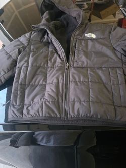 Northface boys coat large size 12