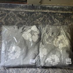 Denim Tears Grey Hoodie & Pants Set