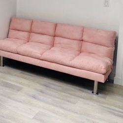 Pink Futon Couch
