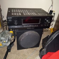 Sony Receiver Yamaha Sub