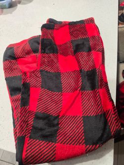 Red and Black Fleece paijamas women
