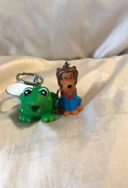 Frog and dog key chains