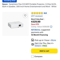 Projector for sale!! Very good condition only used 2 times. 