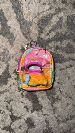 Keychain mini backpack