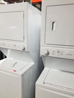 new frigidaire stackable washer dryer( gas)
