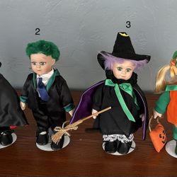 Spooky Hollow Halloween Porcelain Tiny Treaters Dolls ($5 each)