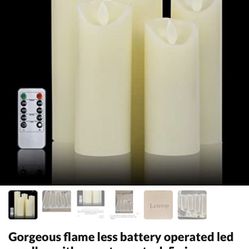 Brand New Flameless Candles With Remote Control.