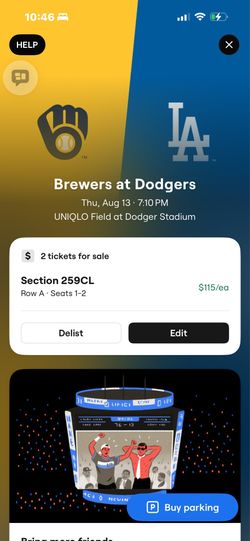 LA Dodgers Tickets  for Prime Seats