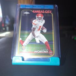 Topps Chrome: Xavier Worthy (Kansas City Chiefs)