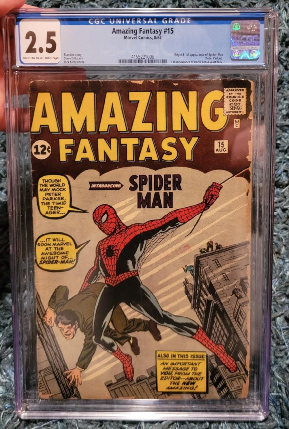 Amazing fantasy 15 CGC 2.5 