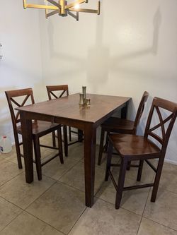 Counter height kitchen table and chairs