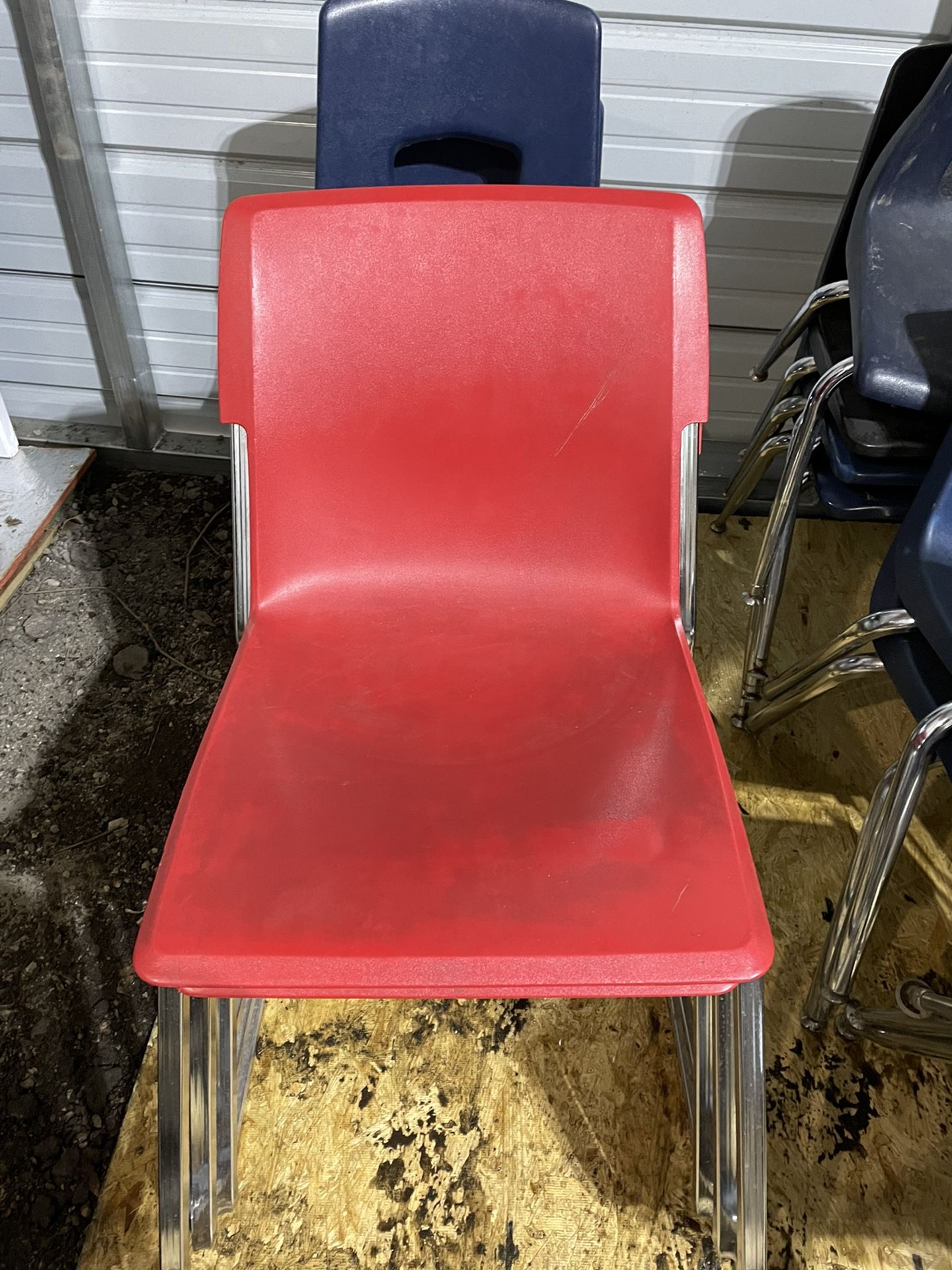 Used Adult Size Stackable Chairs $10 Each