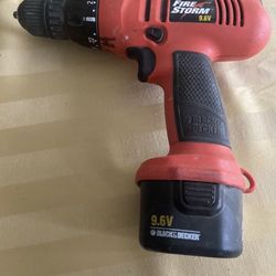 Red And Black Drill Driver 