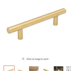 Brass gold kitchen cabinet hardware