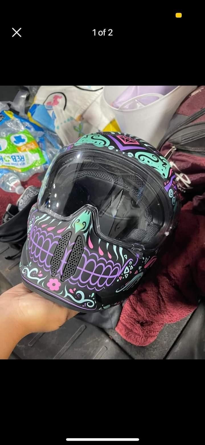 Ruroc LaCalavera 3.0 Women's Large Motorcycle Helmet